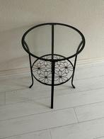 Bijzettafel ( ikea ), Huis en Inrichting, Tafels | Bijzettafels, Ophalen, Zo goed als nieuw, Rond, Glas