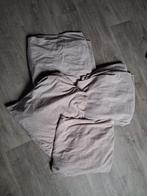 4 x 1 persoons hoeslaken - taupe / bruin - 90 x 200 cm., Ophalen of Verzenden, Zo goed als nieuw, Eenpersoons, Hoeslaken of Sloop