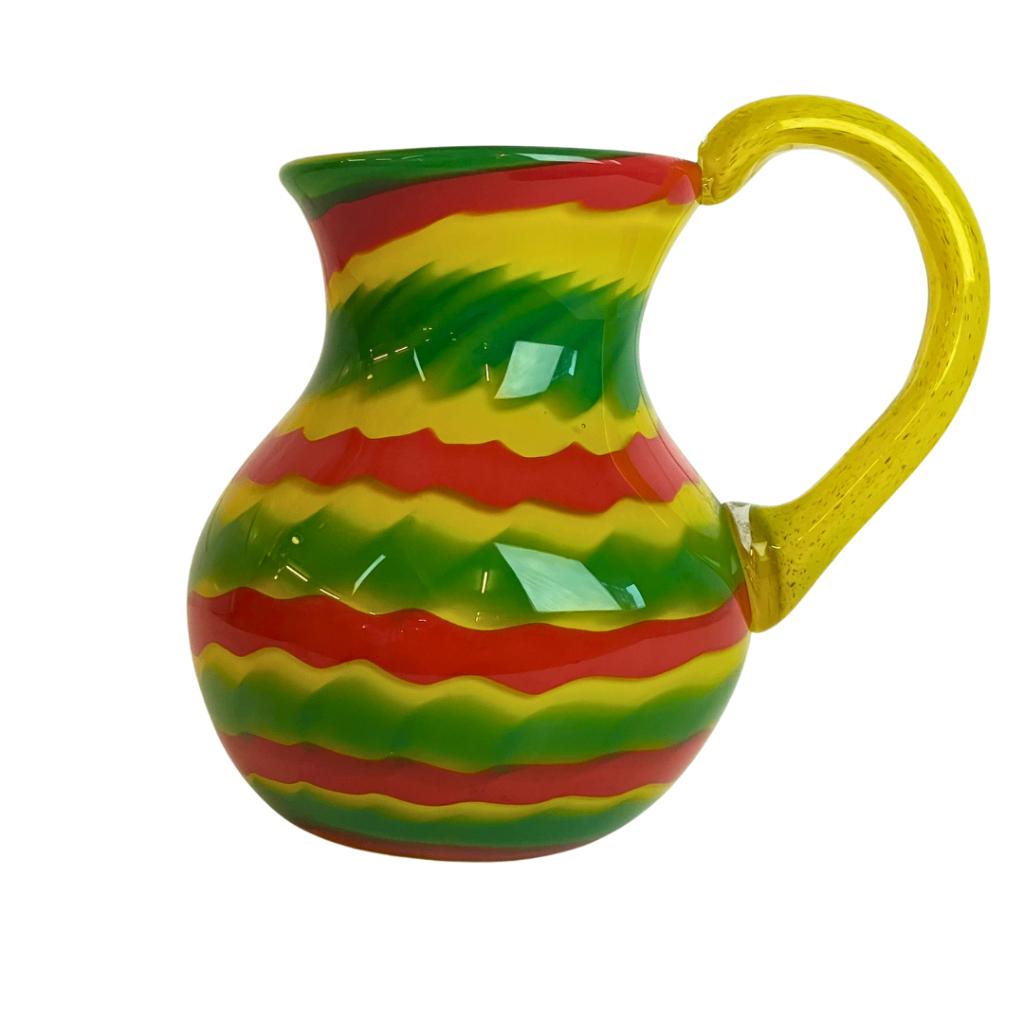 Geir Nustad - Handgemaakte glazen vaas, Overige kleuren, Ophalen of Verzenden, Minder dan 50 cm, Glas