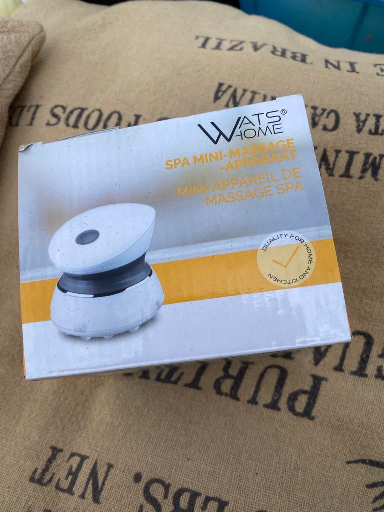 Wats Home Spa Mini Massage Apparaat, Sport en Fitness, Massageproducten, Ophalen of Verzenden, Nieuw, Apparaat