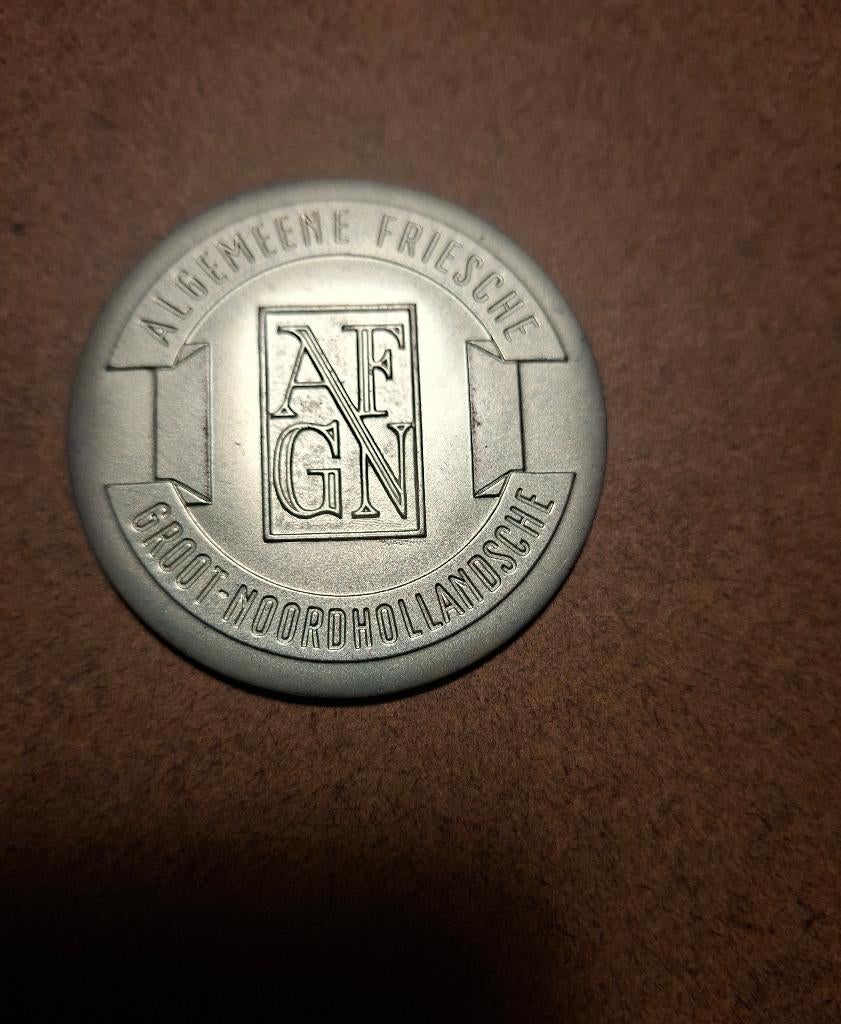 Oud reclame zakspiegeltje Alg Friesche Groot Noordhollandse, Verzamelen, Merken en Reclamevoorwerpen, Ophalen of Verzenden, Gebruikt