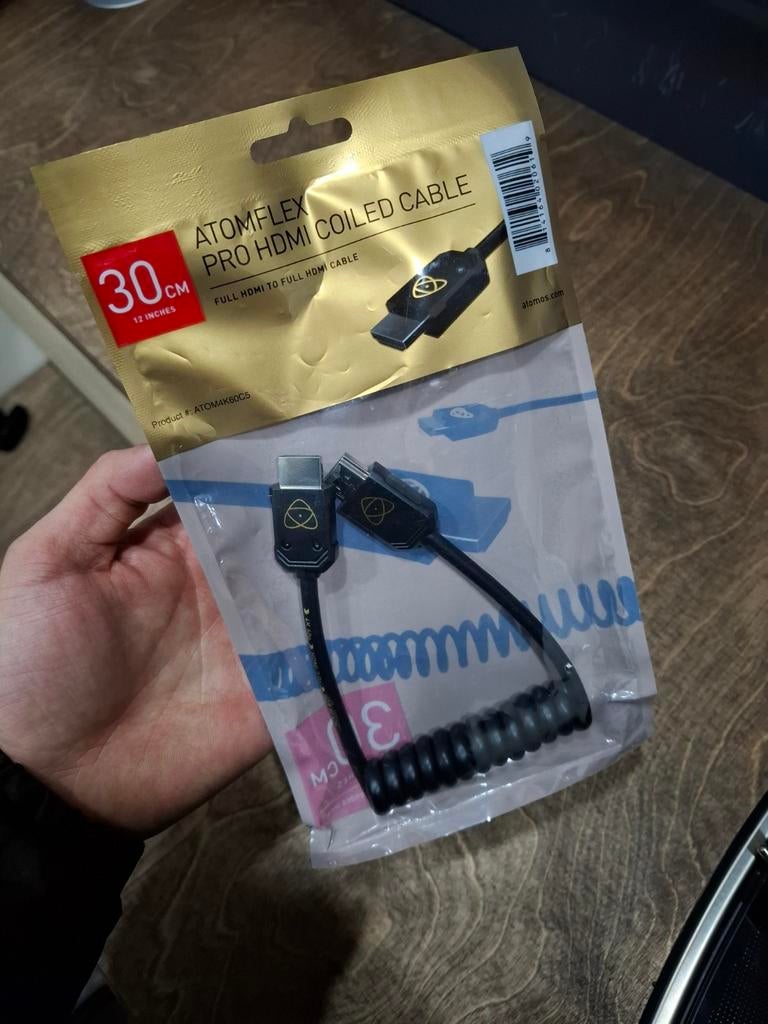 Gloednieuwe kabel Atomos 4K60p Full HDMI - Full HDMI-kabel, Ophalen of Verzenden