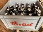 Zeer oude Grolsch Bierkrat met Beugelflessen, Ophalen, Gebruikt, Overige typen