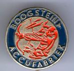 Boogstein accufabriek leerdam zilverkleurig speld( H_158 ), Verzenden, Nieuw, Transport, Speldje of Pin