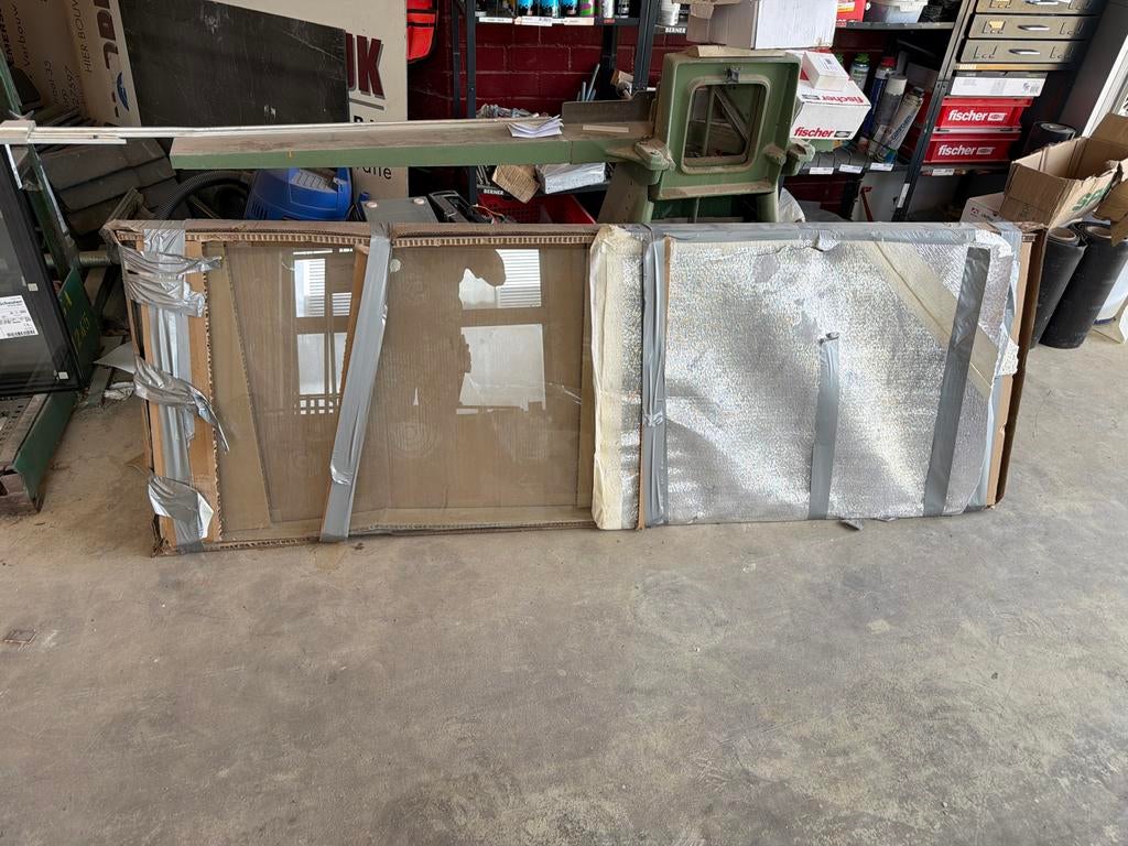 Glazen douchescherm 650 x 2000, Minder dan 80 cm, Nieuw, Glasplaat, 160 cm of meer
