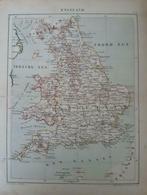 03 / Litho van J. Kuyper uit 1880 van Engeland en o.a. Wales, Antiek en Kunst, Ophalen of Verzenden