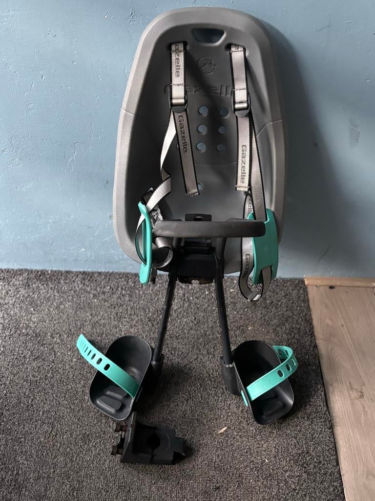 Gazelle Yepp Fietsstoeltje - voorzitje met Voetsteuntjes, Fietsen en Brommers, Fietsaccessoires | Fietsstoeltjes, Gebruikt, Achterzitje