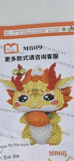 Bouwblokjes " draak " 40 cm hoog, Ophalen of Verzenden, Zo goed als nieuw, Overige merken