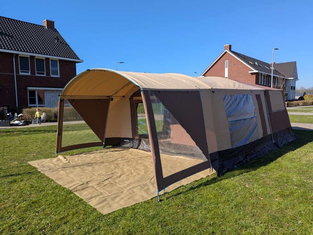 Zeer nette Trigano Galleon Gl met Annex, zonder annex €5500, Caravans en Kamperen, Vouwwagens, Ophalen of Verzenden