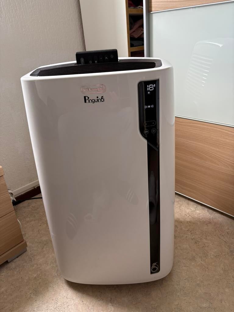Mobiele airco Delonghi Pinguino Pac El 92 Silent, Witgoed en Apparatuur, Airco's, Ophalen, Timer, Minder dan 60 m³, 3 snelheden of meer