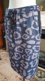 Made in Italy mooie blauw grijze rok L 42 44, Made in Italy, Maat 42/44 (L), Zo goed als nieuw, Knielengte