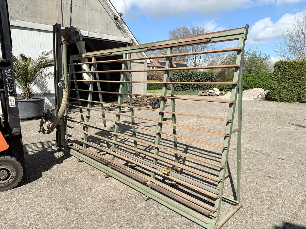 Verticale Platenzaag Harwi - Gebruikt, Ophalen, Gebruikt, Overige typen, 30 tot 70 mm