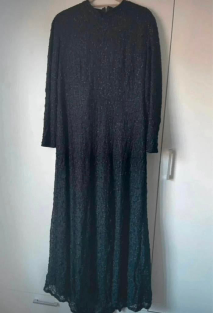 Avondjurk abiye, Galajurk, Blauw, Maat 46/48 (XL) of groter, Ophalen of Verzenden