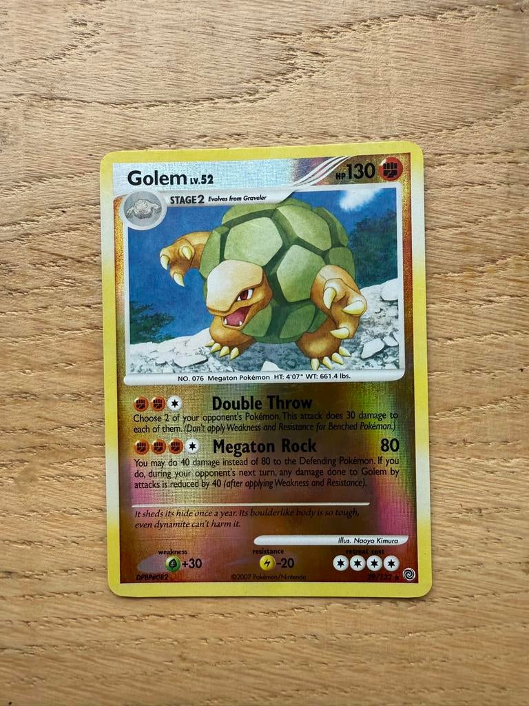 Golem Lv.52 #29/132 Reverse Holo, Ophalen of Verzenden, Losse kaart