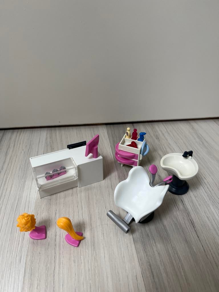 Playmobil kapper set, Ophalen of Verzenden, Zo goed als nieuw, Meisje