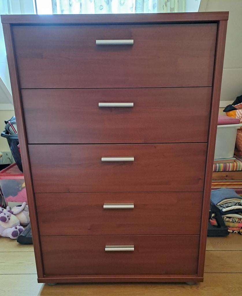 Ladekast bruin, 5 lades, slaapkamer, Ophalen of Verzenden