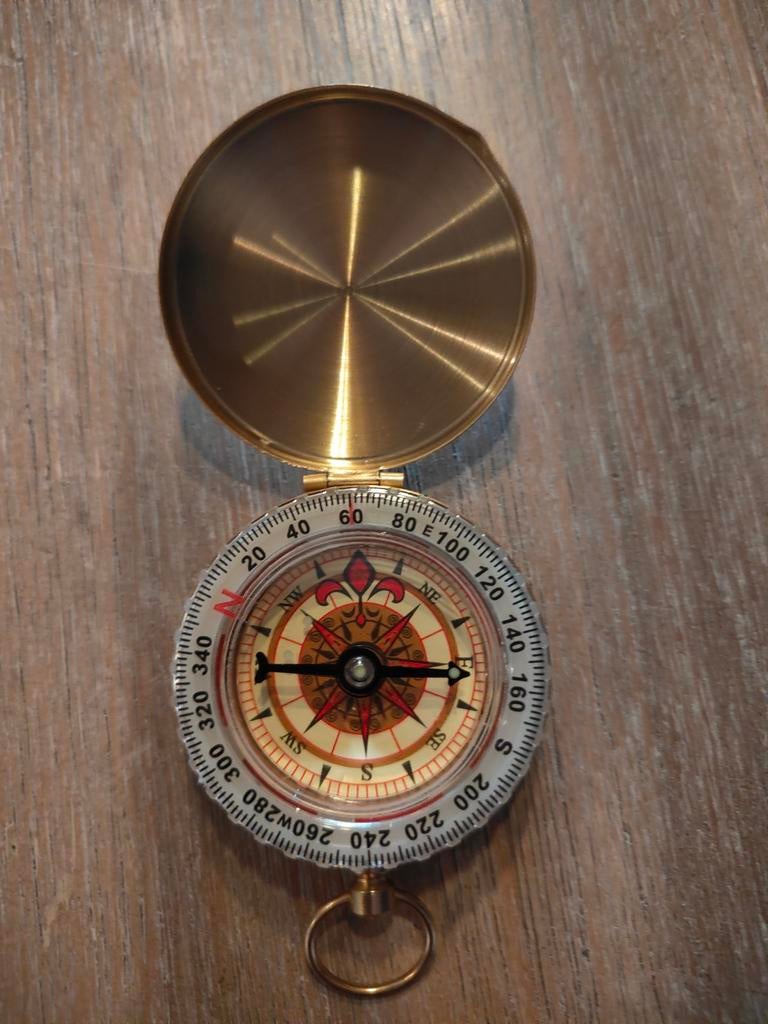 Mooi messing kompas - Perfect voor avonturiers, Ophalen of Verzenden