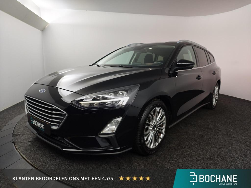Ford Focus Wagon 1.0 EcoBoost Hybrid Titanium X Business | C, Auto's, Gebruikt, Met garantie (alle), Zwart, Origineel Nederlands