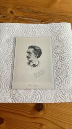 Postkaart - Portret Multatuli, Ophalen of Verzenden, 1980 tot heden, Ongelopen, Sterren en Beroemdheden