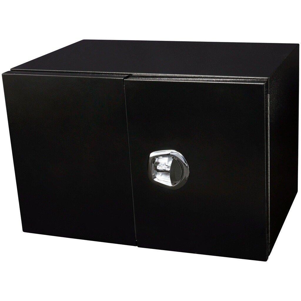 Onderbouwkist vrachtwagen zwart gecoat medium, Verzenden