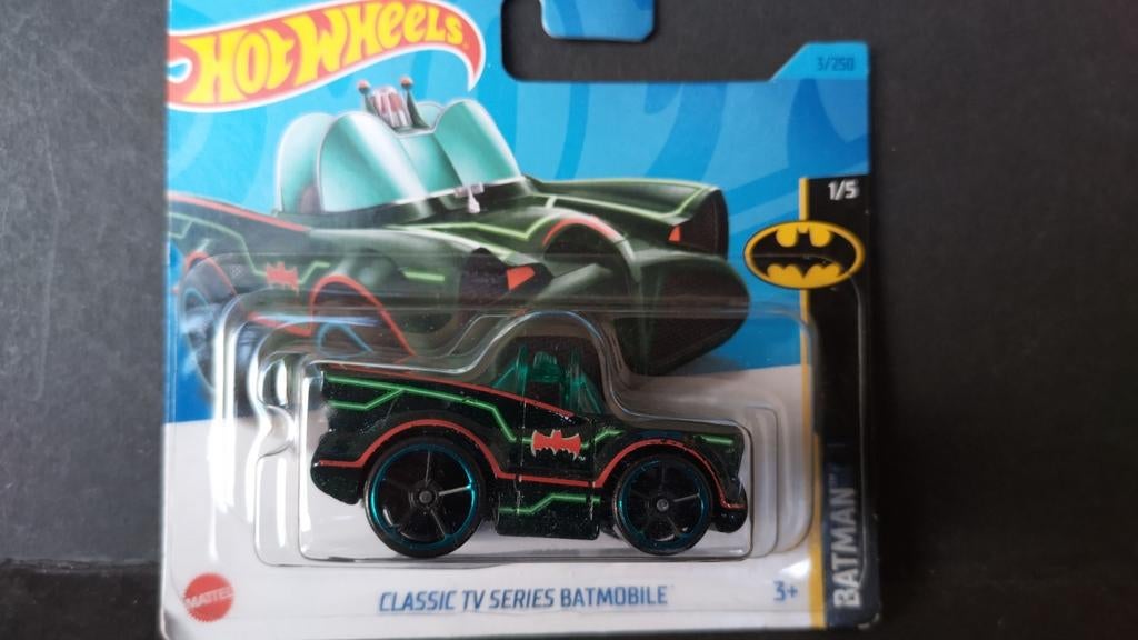Batman Batmobile Tooned 1:64 3inch Hotwheels Pol, 1186 MJ 1 NL, Auto, Verzenden, Nieuw