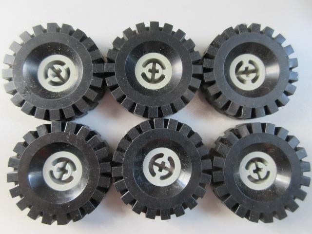 nr. 6566, 6 Technic/Space wielen., Ophalen of Verzenden, Zo goed als nieuw, Complete set, Lego