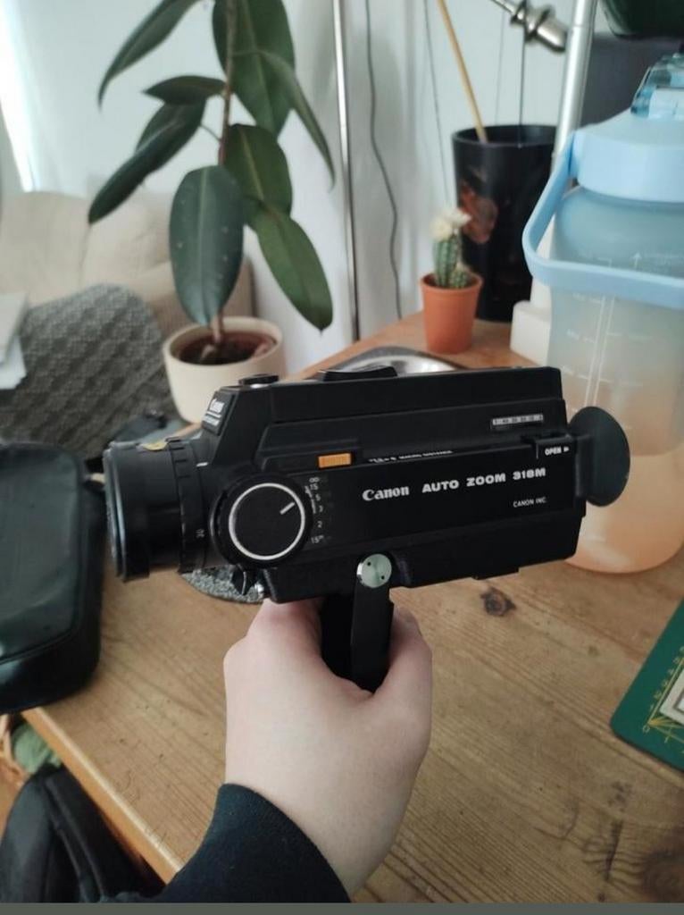 Vintage 8mm filmcamera van Canon voor super 8 filmcassettes, Ophalen, 8mm