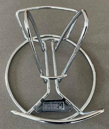 Weber gevogelte stomer/kippenstandaard voor de Weber of oven, Ophalen of Verzenden, Zo goed als nieuw