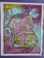 Shahid Parvez Prent - Beperkte Oplage (nr. 254/800), Antiek en Kunst, Ophalen of Verzenden