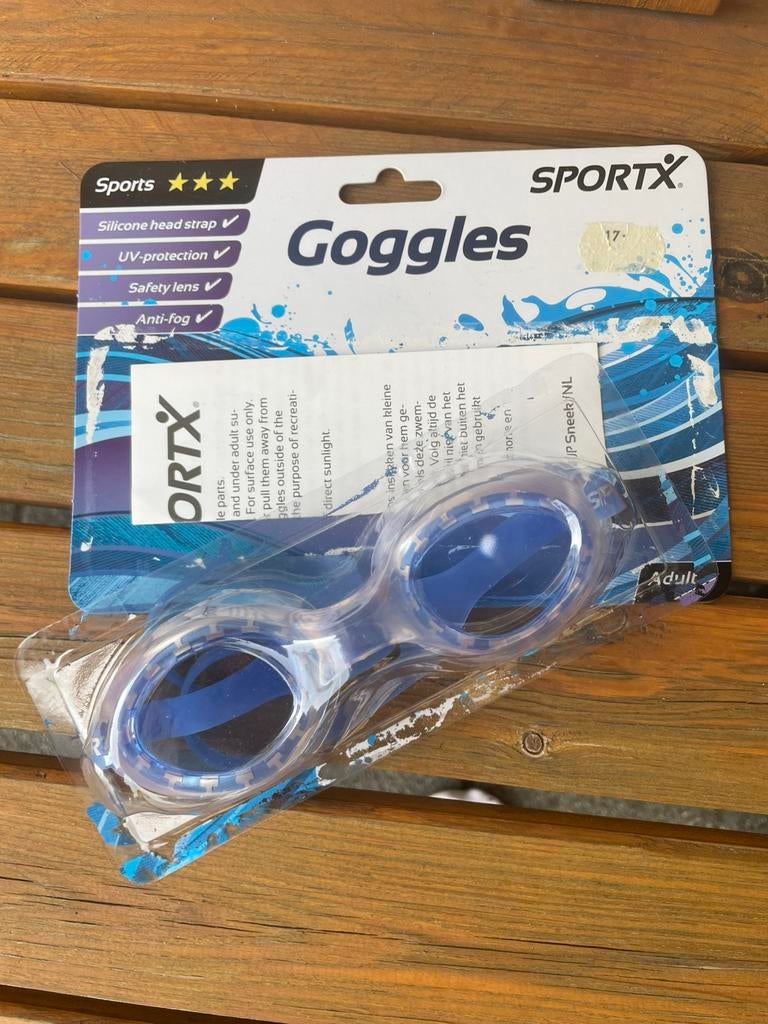 SportX chloorbril duikbril zwembril volwassenen, Watersport en Boten, Duiken, Ophalen of Verzenden