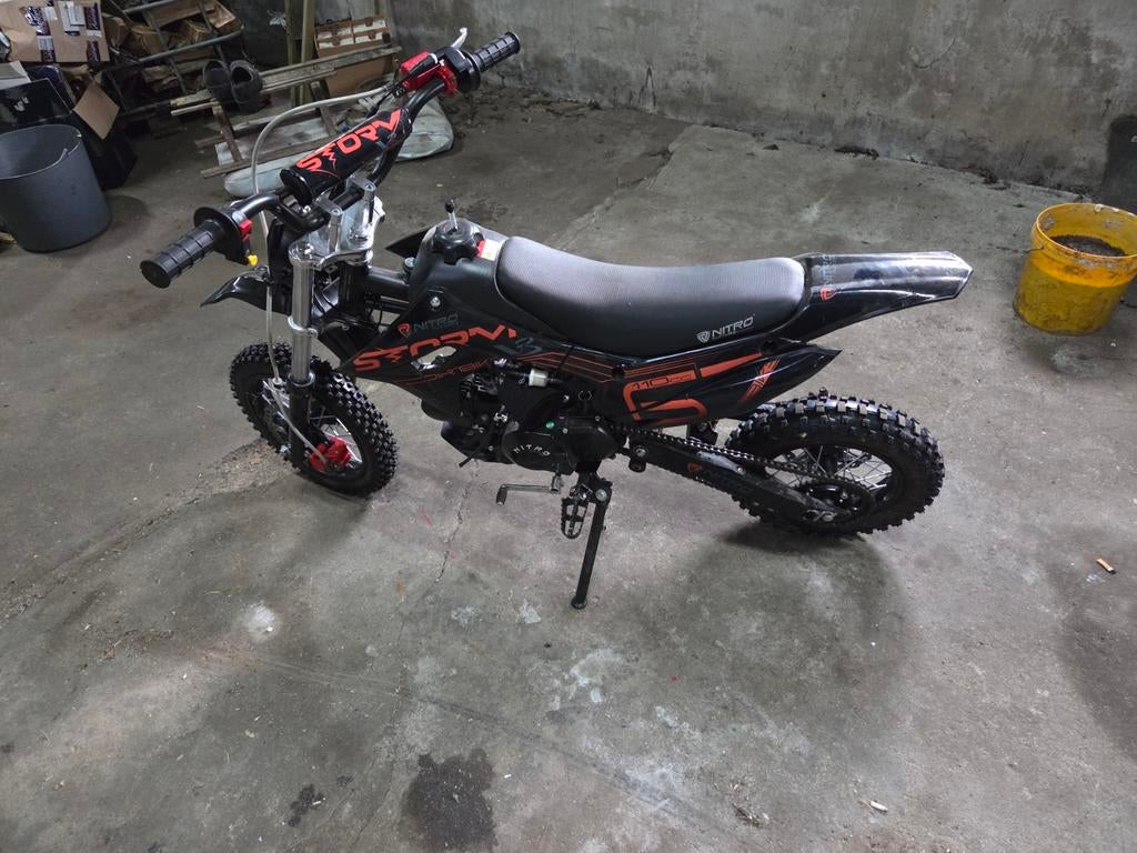 Nitro storm crossmotor 125 cc geschakeld, Fietsen en Brommers, Minibikes, Midibikes en Pitbikes, Nieuw, Pitbike, Ophalen