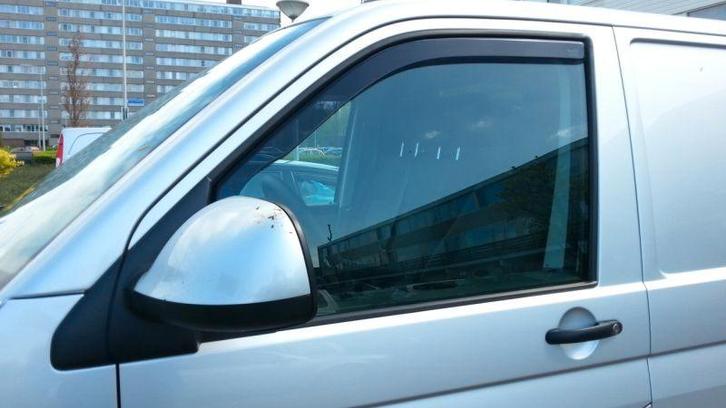 T6 zijwindschermen raamspoilers raamgeleiders donker tint, Caravans en Kamperen, Camper-accessoires, Nieuw, Ophalen of Verzenden