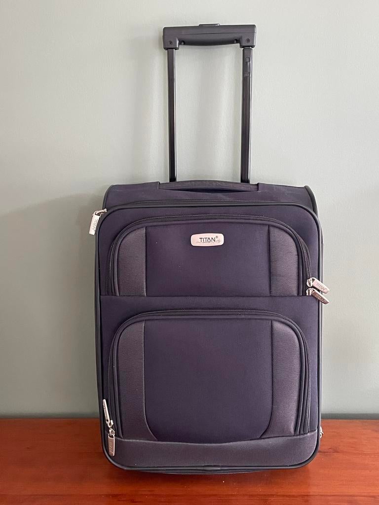 Titan Handkoffer - Compact en Praktisch, Ophalen, 40 tot 60 cm, 30 cm of meer, Blauw