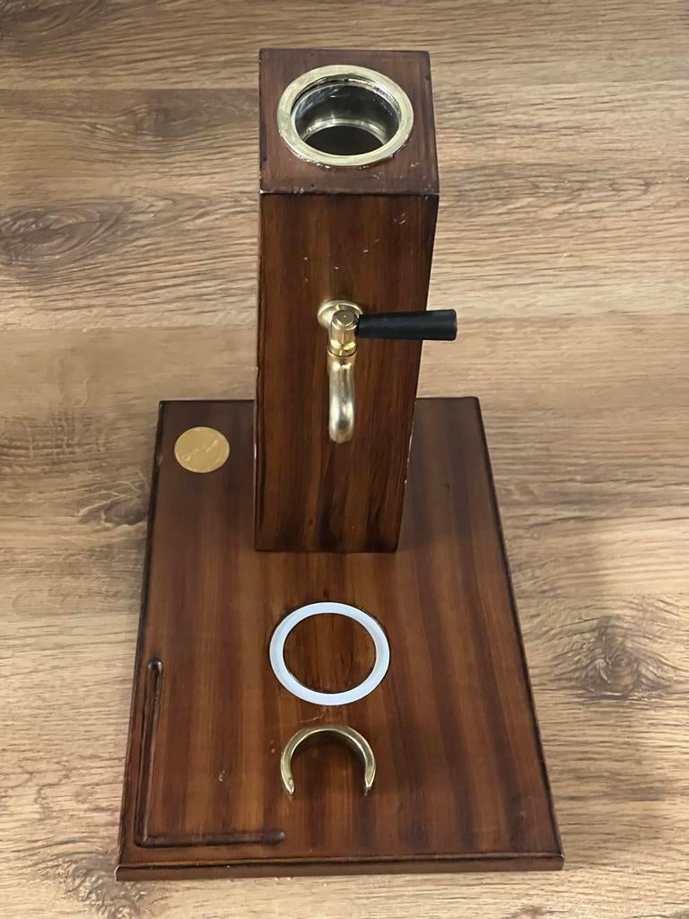 Vintage houten drankdispenser met kraan, Antiek en Kunst, Ophalen of Verzenden
