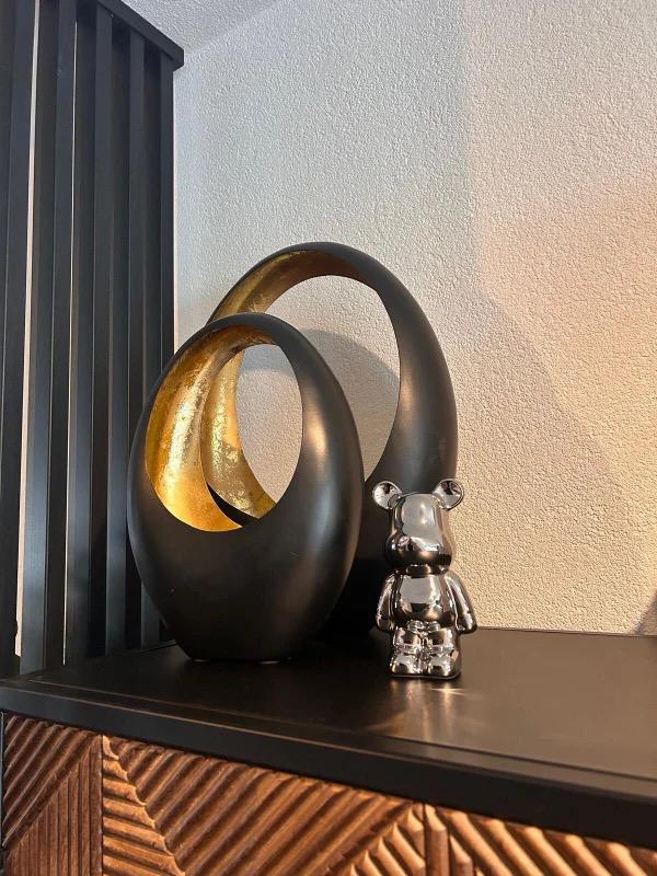 beeld beer zilver, Verzamelen, Beelden en Beeldjes, Zo goed als nieuw, Ophalen of Verzenden