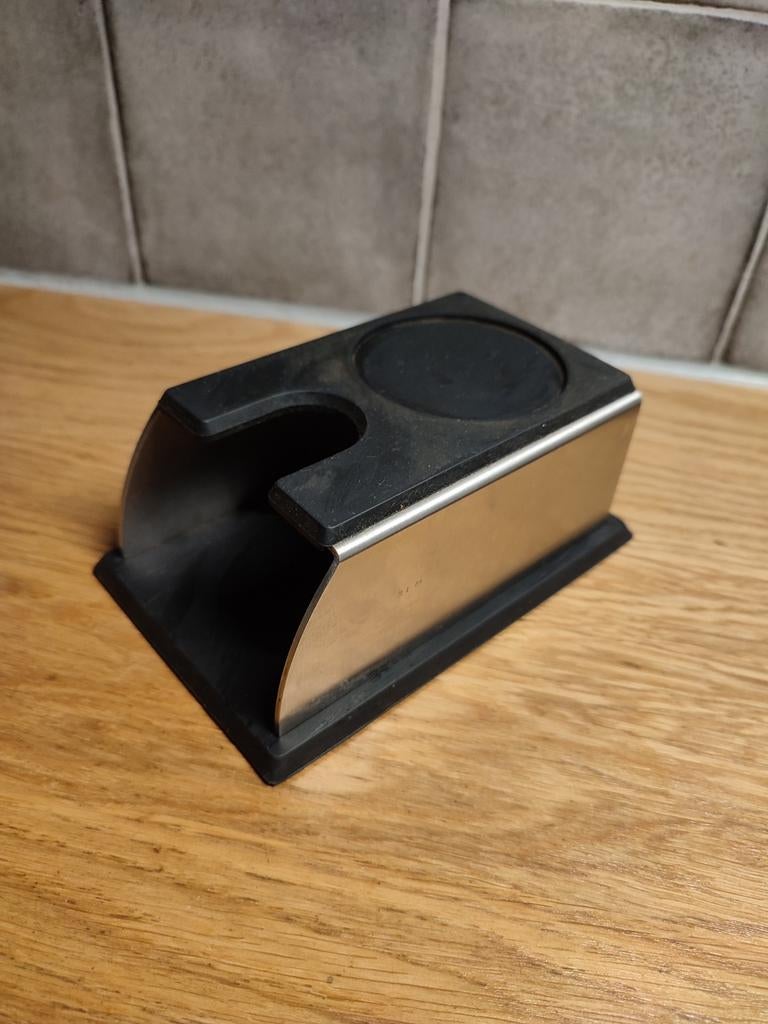 Koffie tamper houder cafeDe Tiamo, Ophalen of Verzenden, Zo goed als nieuw, Barista-accessoire