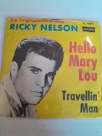 Ricky nelson 7inch hello mary lou, Ophalen of Verzenden, Zo goed als nieuw, Pop