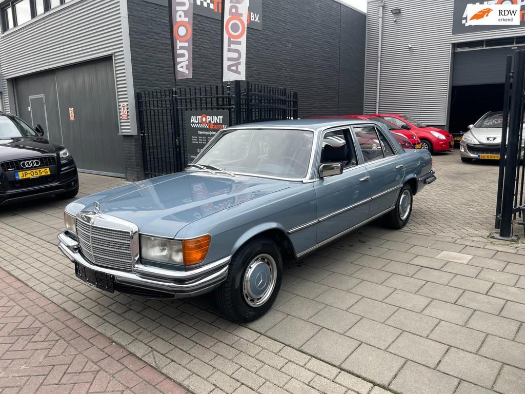 Mercedes-Benz S-klasse 280 SE Stuurbekrachtiging NAP APK, Auto's, Automaat, Achterwielaandrijving, Gebruikt, Blauw