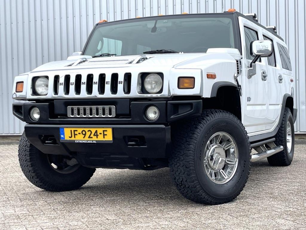 Hummer H2 6.0 V8 (bj 2004, automaat), Auto's, Automaat, 3055 kg, Gebruikt, 320 pk