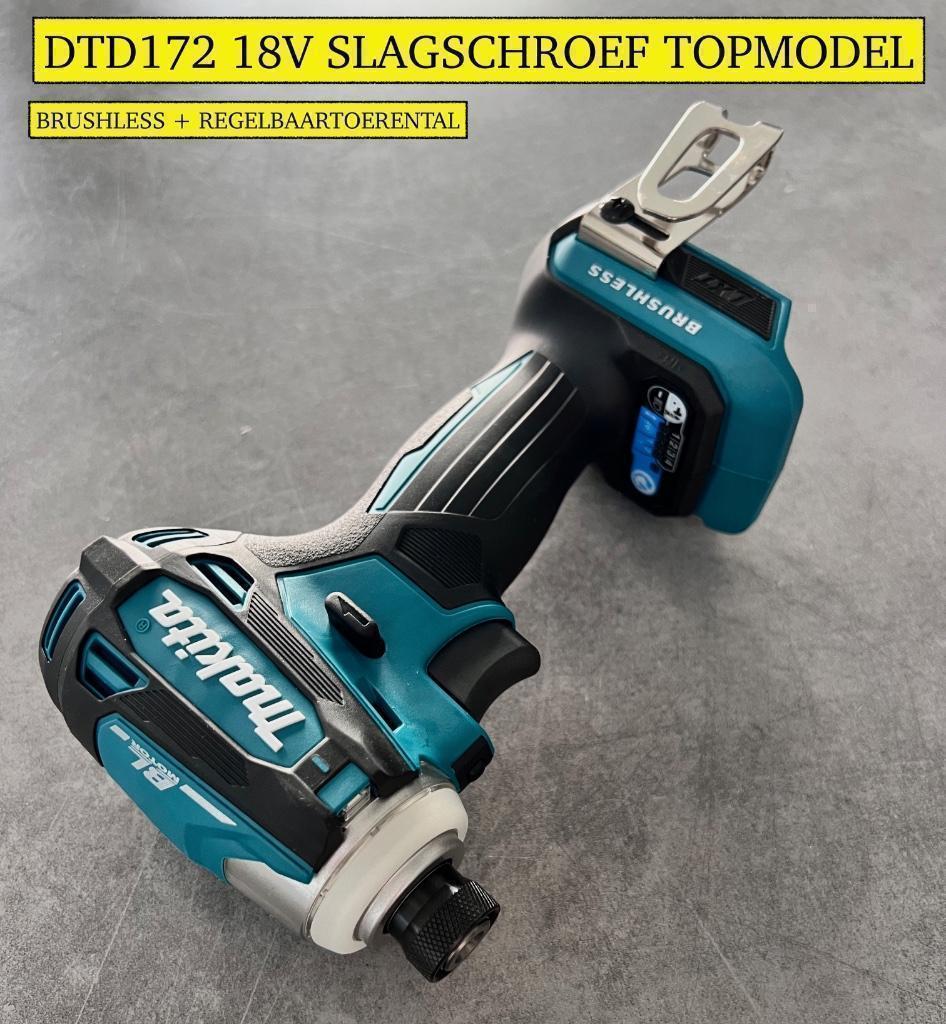 Makita DTD172Z 18V accu LXT Slagschroevendraaier Brushless, Ophalen of Verzenden, Nieuw