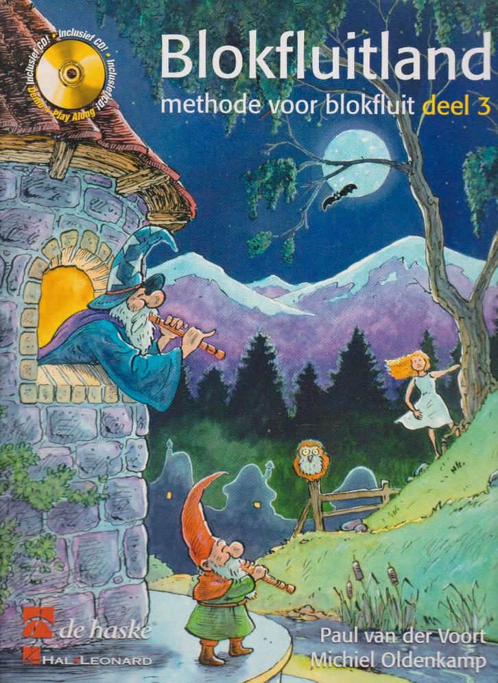 Paul van der Voort / Michiel Oldenkamp - BLOKFLUITLAND, Muziek en Instrumenten, Bladmuziek, Gebruikt, Artiest of Componist, Populair