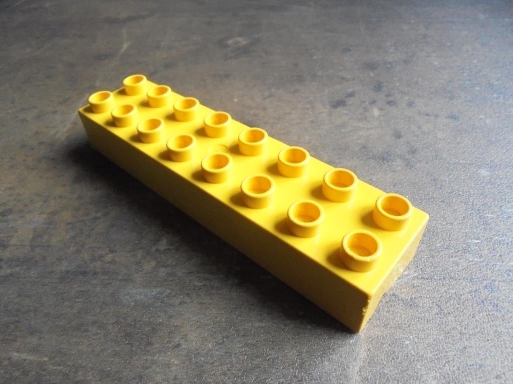 Lego Duplo Brick 2x8 (zie foto's), Ophalen of Verzenden, Gebruikt, Losse stenen, Duplo