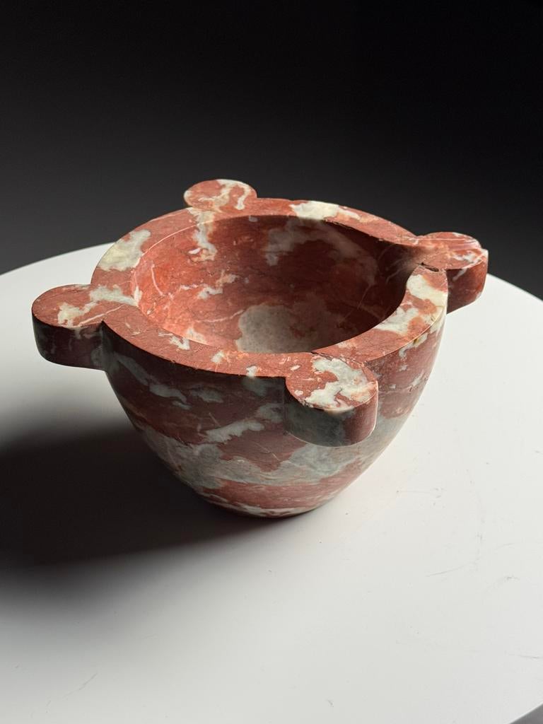 Rood marmeren vijzel 20e eeuw, Antiek en Kunst, Ophalen