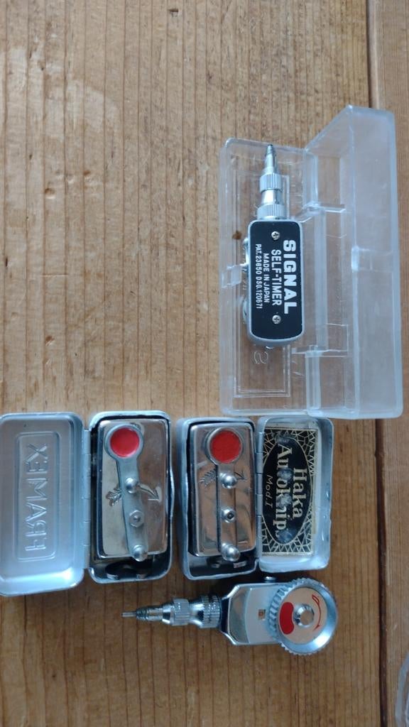 Vintage Zelfontspanners - 4 Stuks (Signal, Haka, X-Mash), Ophalen of Verzenden, Gebruikt