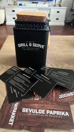 Grill and serve mooie pot met recept kaarten bbq en grill, Ophalen of Verzenden, Nieuw, Overige typen