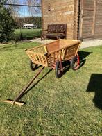 Eikenhouten bolderkar met vrolijke kinderprint, Ophalen, Gebruikt