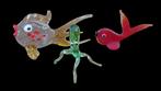Glazen Zeedieren Set - Handgemaakt, Antiek en Kunst, Antiek | Glas en Kristal, Ophalen of Verzenden