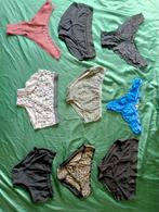 Diverse slips en strings - 9 stuks, Kleding | Dames, Ondergoed en Lingerie, Diverse, Ophalen of Verzenden, Overige kleuren, Overige typen