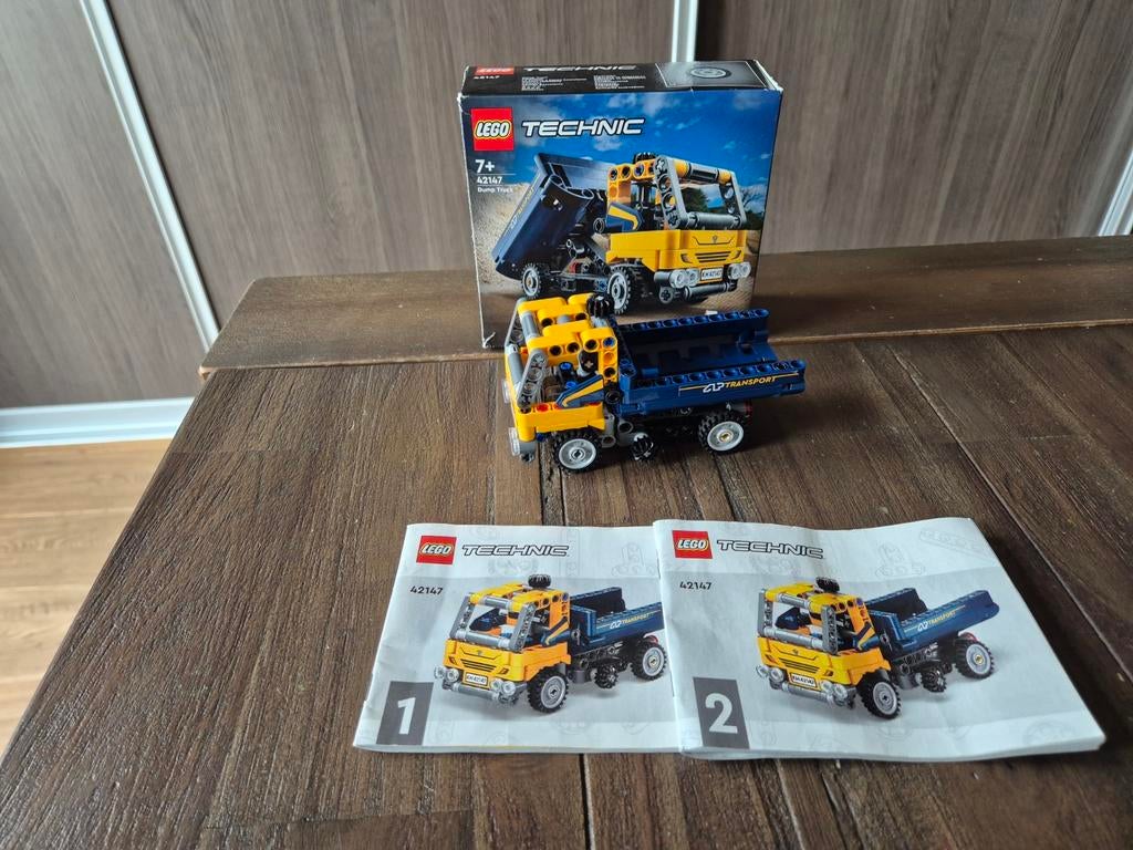 Lego technic Kiepwagen 42147, Lego, Ophalen of Verzenden, Zo goed als nieuw, Compleet