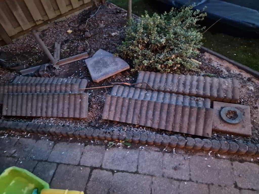 Nette palissade opsluitbanden aangeboden, Tuin en Terras, Tegels en Klinkers, Ophalen of Verzenden, Gebruikt, Beton, Overige typen